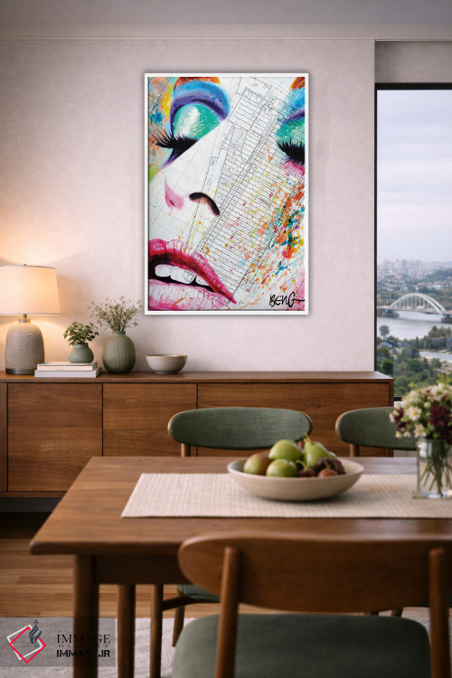 تابلو دکوراتیو زن معاصر III اثر سو بنگ لیم - D5W