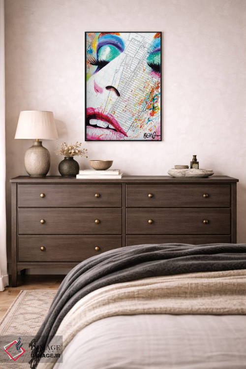 تابلو دکوراتیو زن معاصر III اثر سو بنگ لیم - D4B