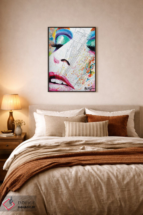 تابلو دکوراتیو زن معاصر III اثر سو بنگ لیم - D6B