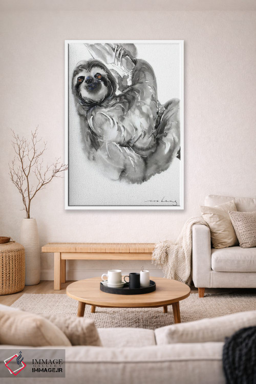 تابلو دکوراتیو تنبلی II اثر سو بنگ لیم - D1W