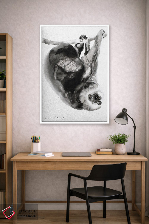 تابلو دکوراتیو تنبلی I اثر سو بنگ لیم - D1W