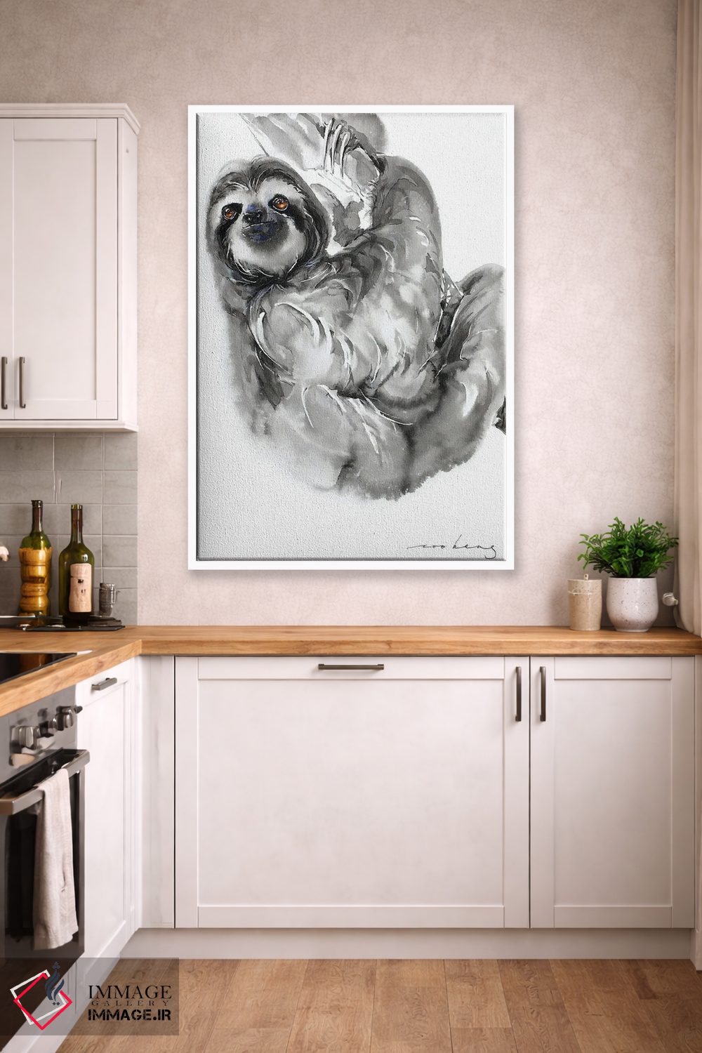 تابلو دکوراتیو تنبلی II اثر سو بنگ لیم - D4W