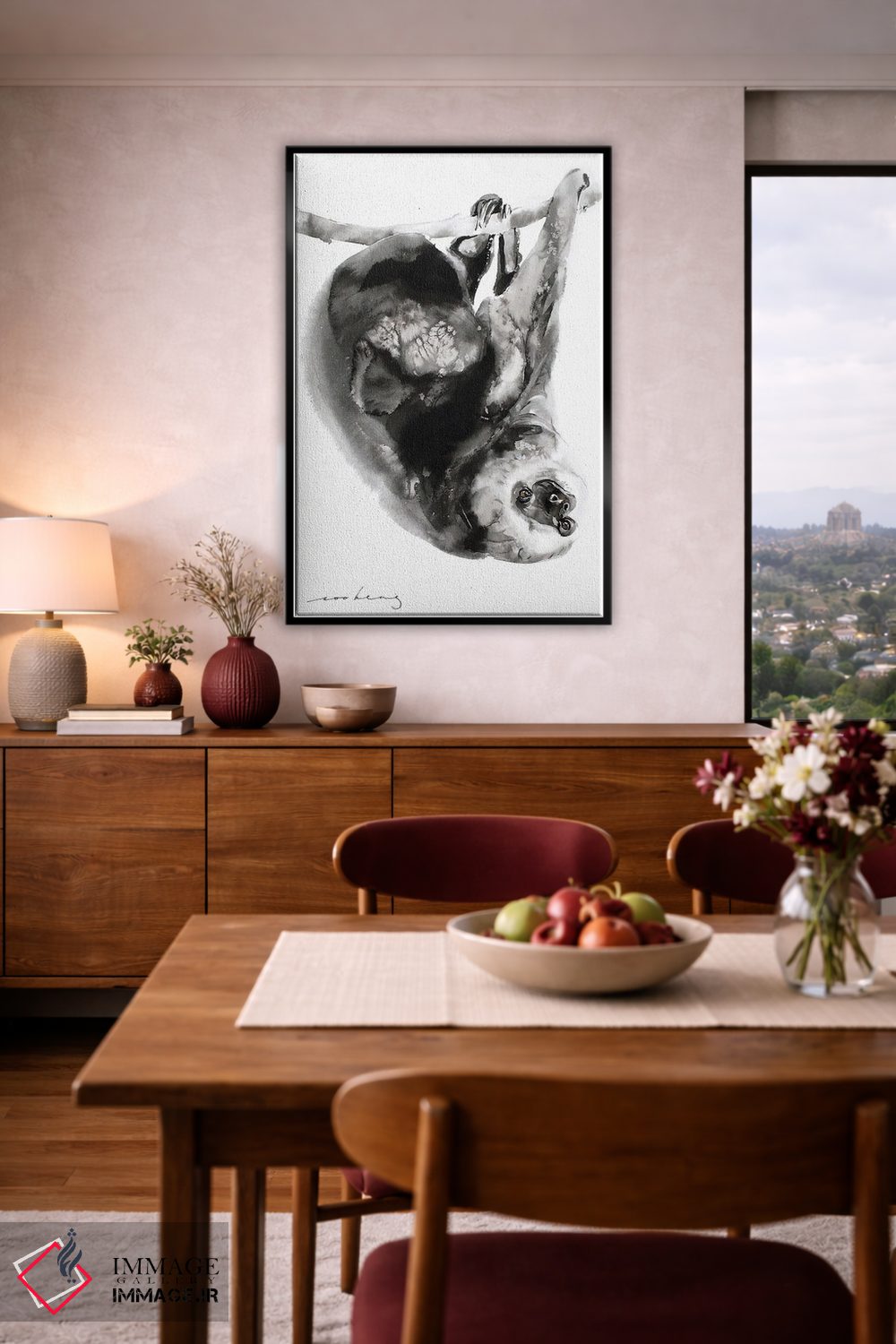 تابلو دکوراتیو تنبلی I اثر سو بنگ لیم - D4B