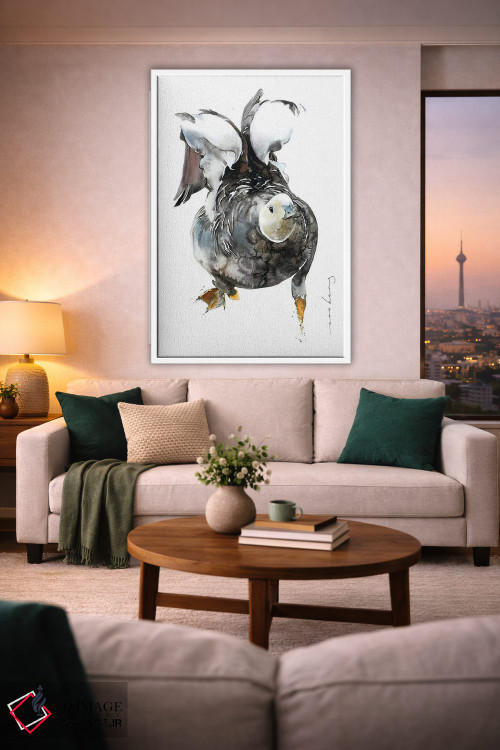 تابلو دکوراتیو بال های لرزان اثر سو بنگ لیم - D1W