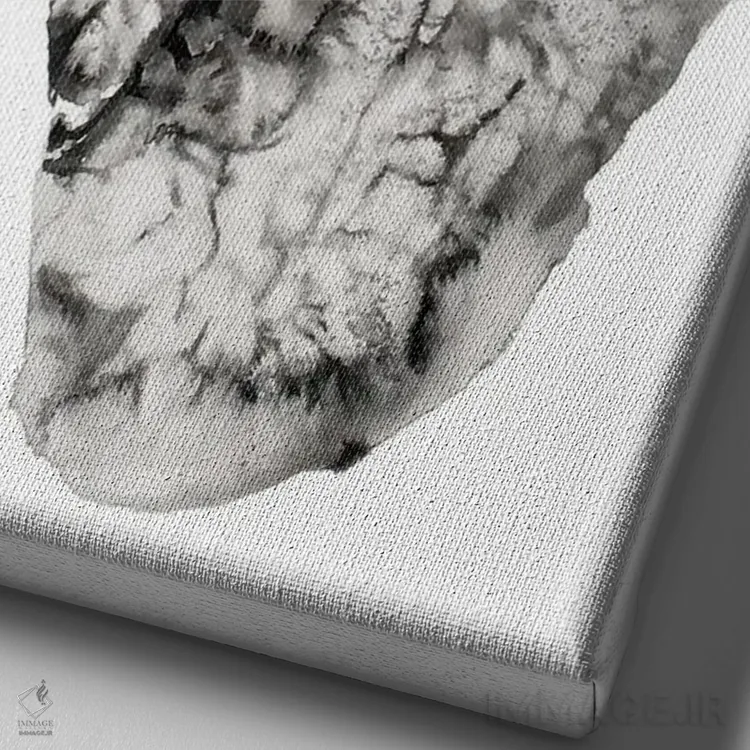 تابلو دکوراتیو چشمک کوآلا اثر سو بنگ لیم - نمای نزدیک بافت بوم