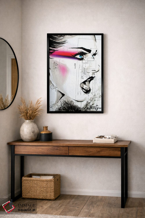 تابلو دکوراتیو زن معاصر VIII اثر سو بنگ لیم - D5B