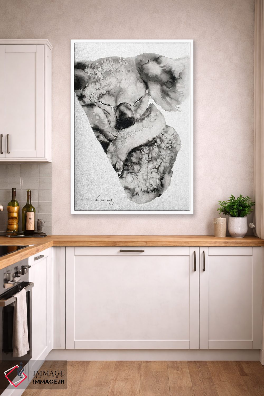 تابلو دکوراتیو چشمک کوآلا اثر سو بنگ لیم - D4W