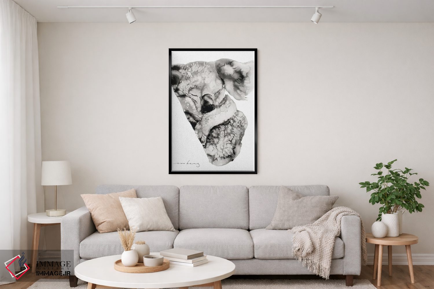 تابلو دکوراتیو چشمک کوآلا اثر سو بنگ لیم - D6B