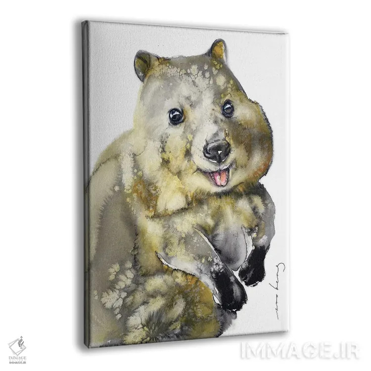 تابلو دکوراتیو کوئوکا خوشحال اثر سو بنگ لیم - نمای پرسپکتیو محصول