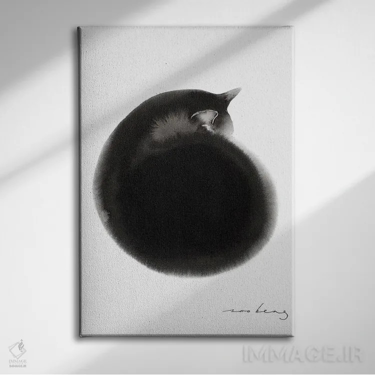 تابلو دکوراتیو خواب بعد از ظهر II اثر سو بنگ لیم - نمای روبهرو روی دیوار