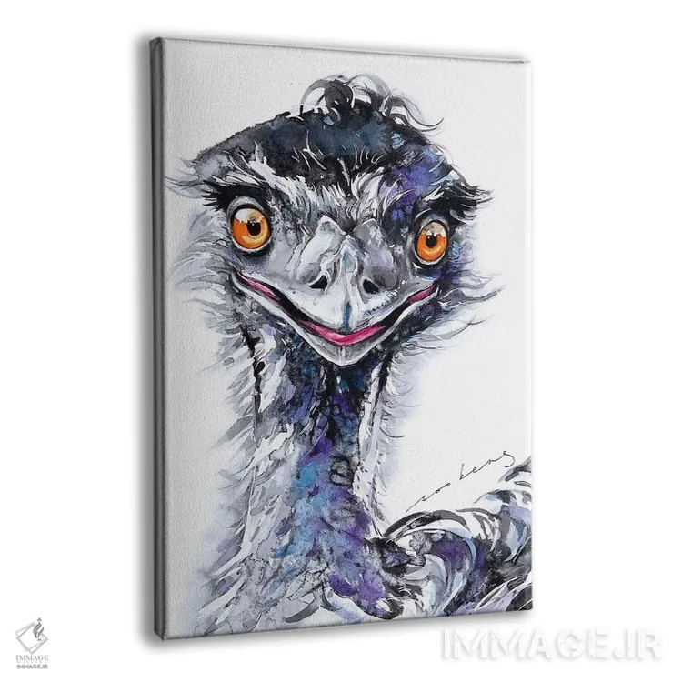 تابلو دکوراتیو لبخند امو اثر سو بنگ لیم - نمای پرسپکتیو محصول