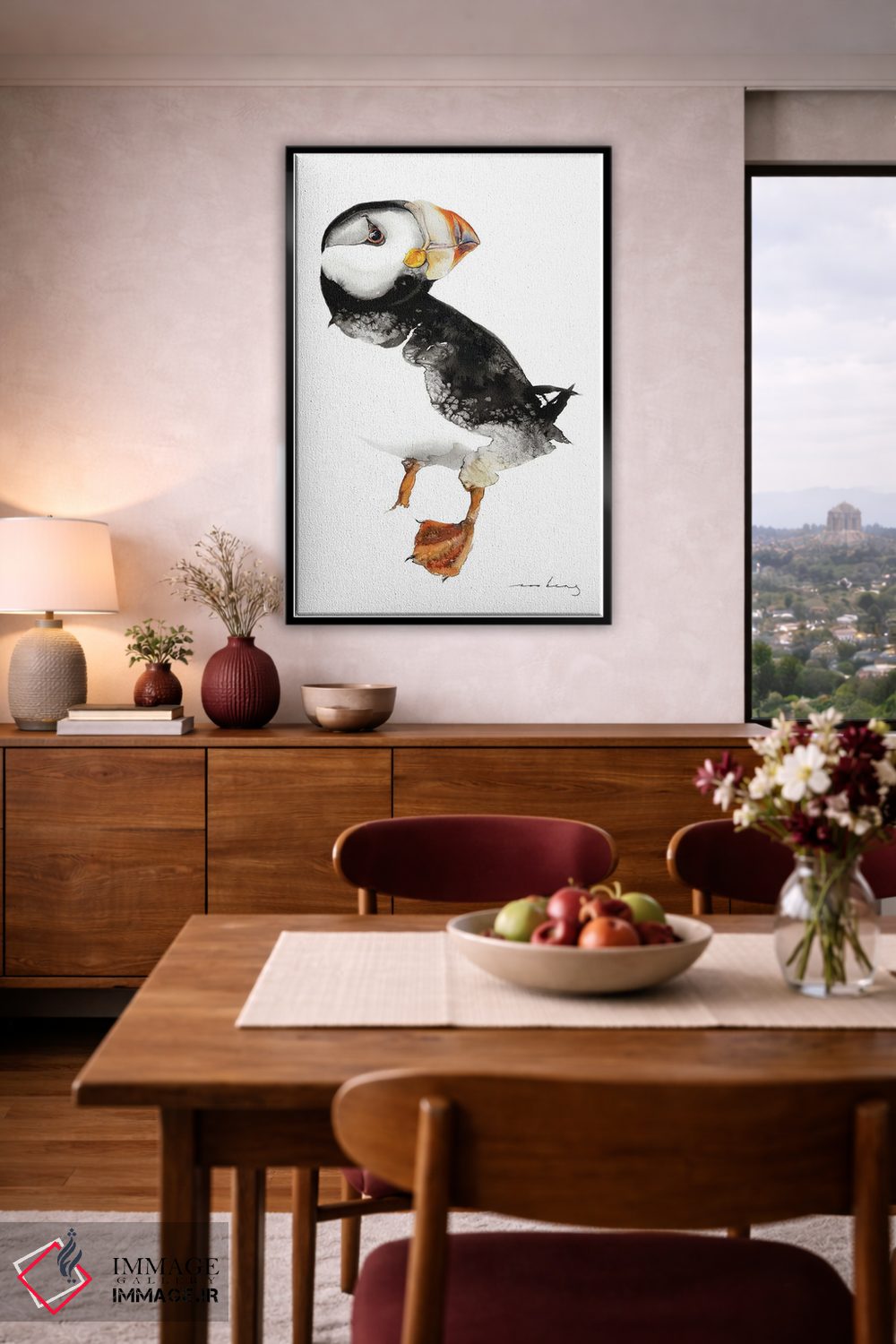 تابلو دکوراتیو شگفتی ماهی مرغ دریایی اثر سو بنگ لیم - D5B