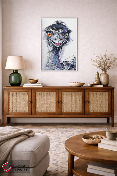 تابلو دکوراتیو لبخند امو اثر سو بنگ لیم - D2W