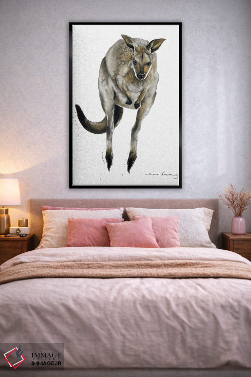 تابلو دکوراتیو کانگورو استرالیایی اثر سو بنگ لیم - D1B