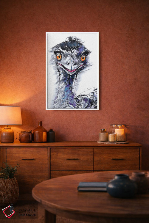 تابلو دکوراتیو لبخند امو اثر سو بنگ لیم - D3W