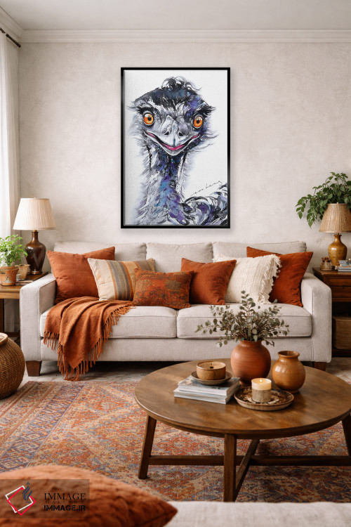 تابلو دکوراتیو لبخند امو اثر سو بنگ لیم - D4B