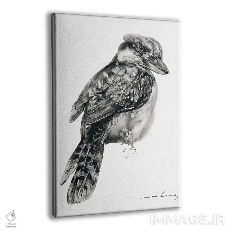 تابلو دکوراتیو کاکابورا ۲ اثر سو بنگ لیم - نمای پرسپکتیو محصول