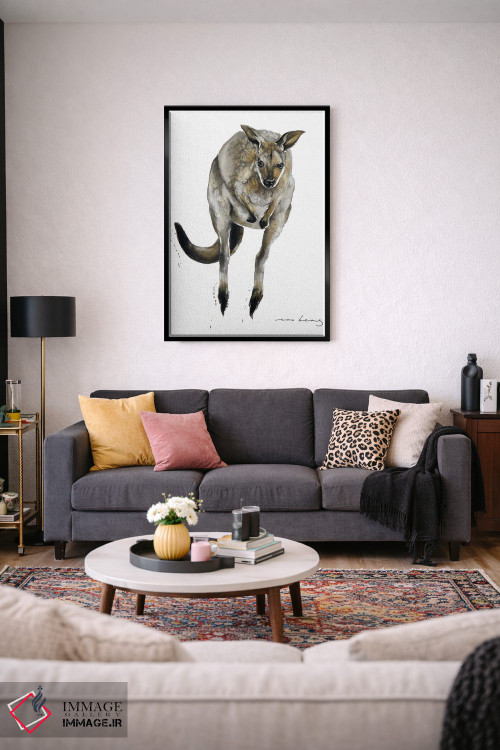 تابلو دکوراتیو کانگورو استرالیایی اثر سو بنگ لیم - D4B