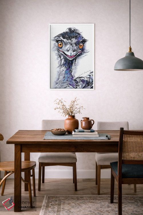 تابلو دکوراتیو لبخند امو اثر سو بنگ لیم - D6W