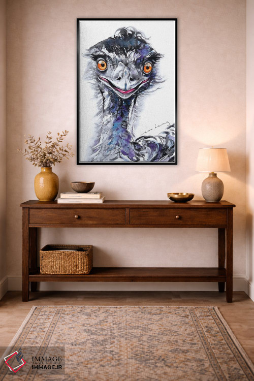 تابلو دکوراتیو لبخند امو اثر سو بنگ لیم - D5B