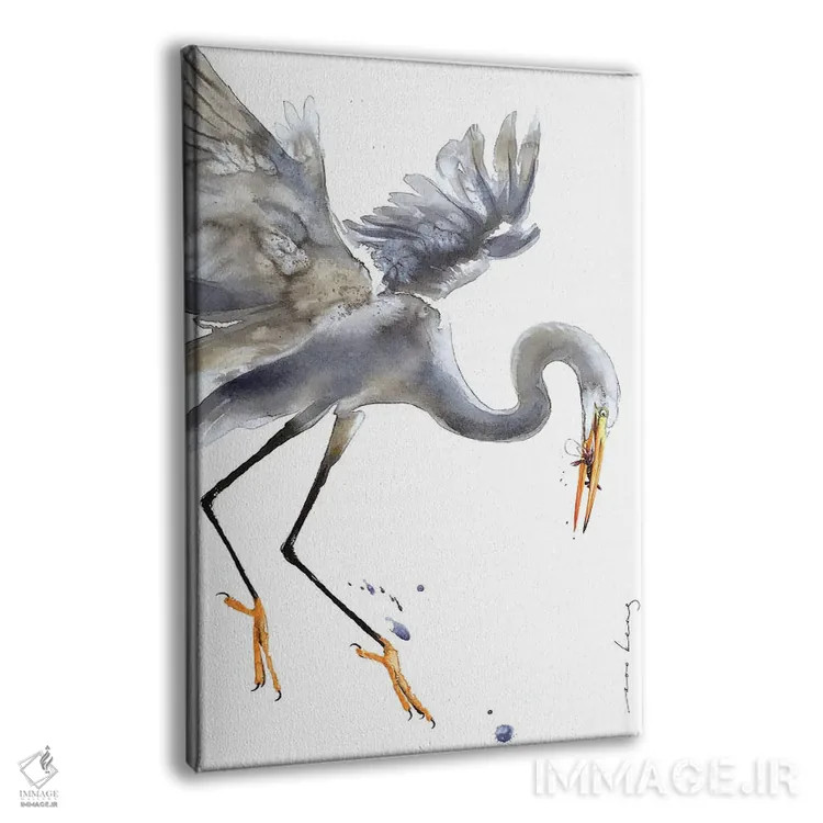 تابلو دکوراتیو هنرمندی اگرت اثر سو بنگ لیم - نمای پرسپکتیو محصول