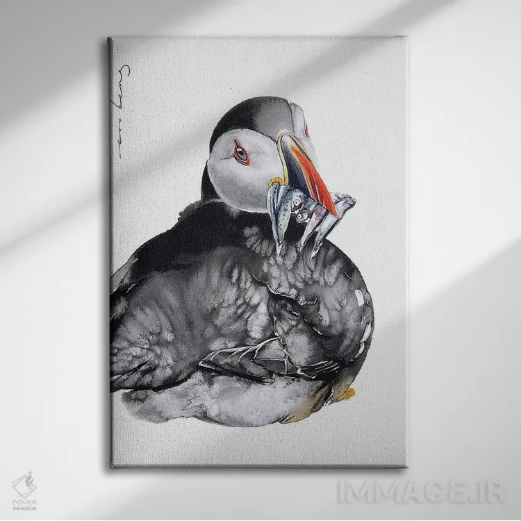 تابلو دکوراتیو شادی در اشتراک گذاری اثر سو بنگ لیم - نمای روبهرو روی دیوار