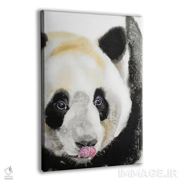 تابلو دکوراتیو پاندای شیطون اثر سو بنگ لیم - نمای پرسپکتیو محصول
