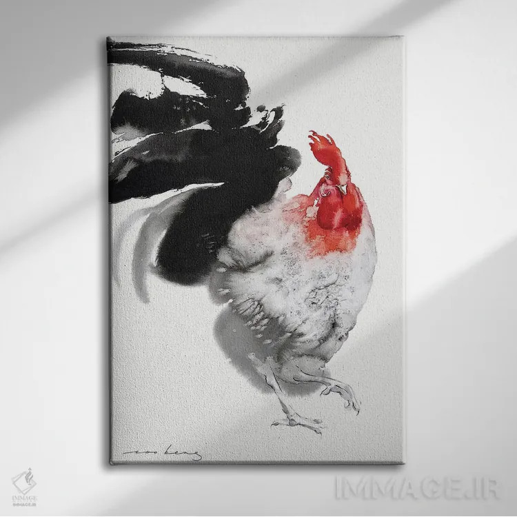 تابلو دکوراتیو گام برتر ۵ اثر سو بنگ لیم - نمای روبهرو روی دیوار