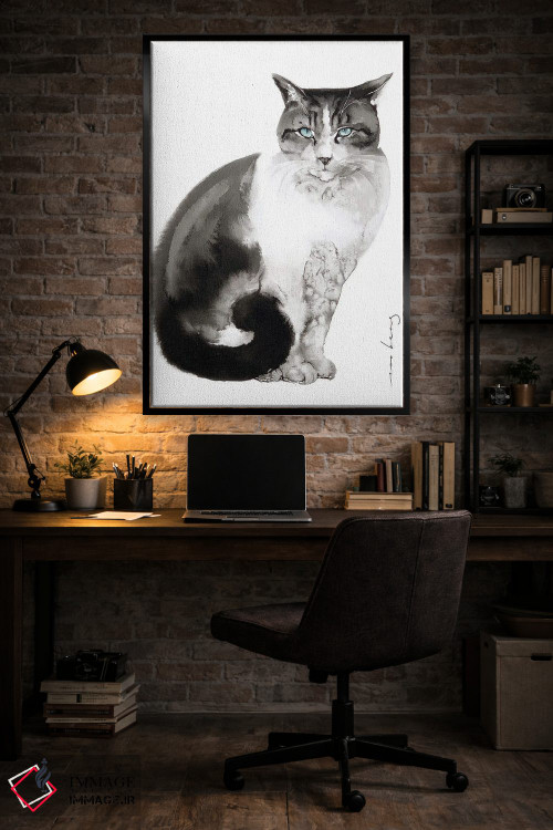 تابلو دکوراتیو افسون گربه اثر سو بنگ لیم - D3B