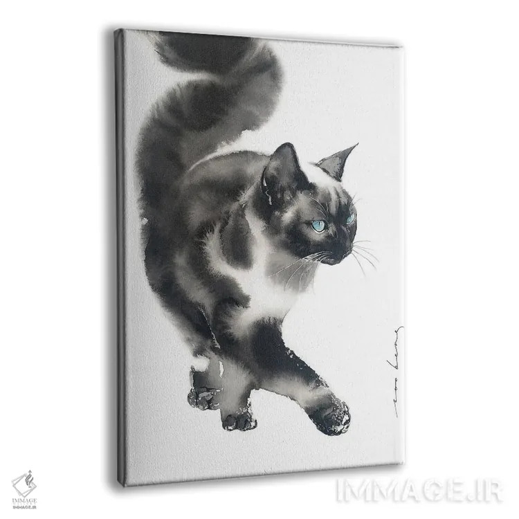 تابلو دکوراتیو حرکات موزون اثر سو بنگ لیم - نمای پرسپکتیو محصول