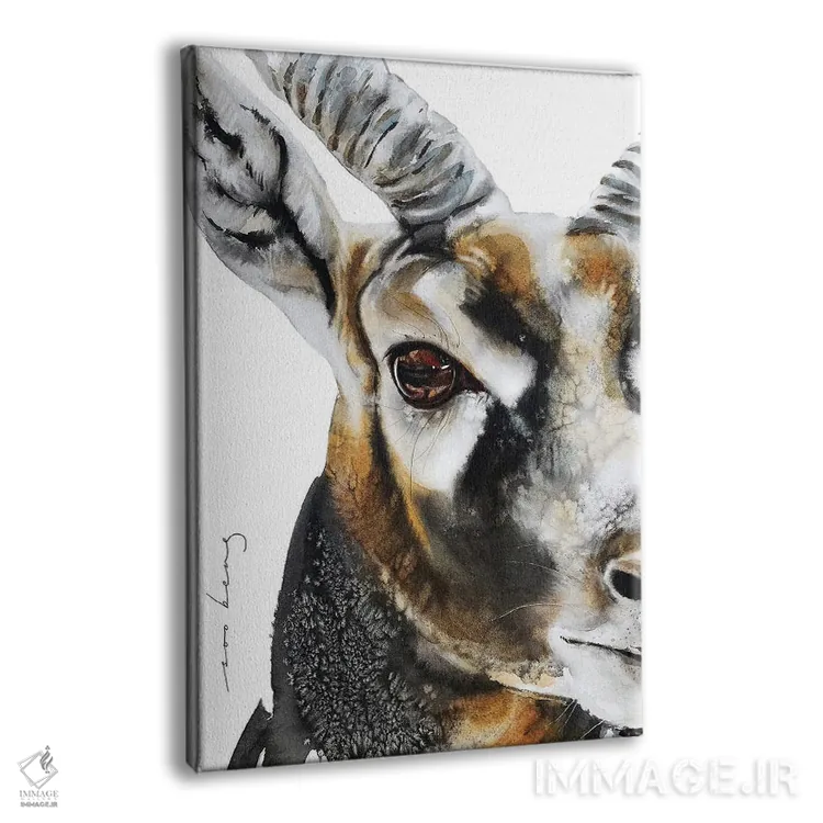 تابلو دکوراتیو غریزه بز کوهی اثر سو بنگ لیم - نمای پرسپکتیو محصول