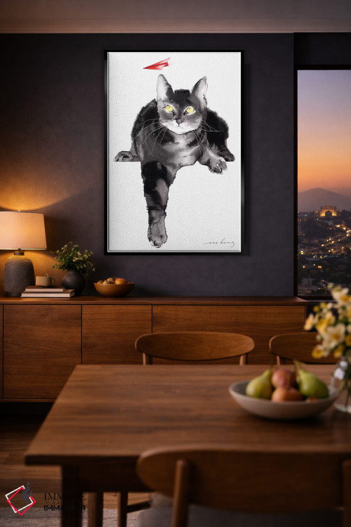 تابلو دکوراتیو مجذوب اثر سو بنگ لیم - D2B