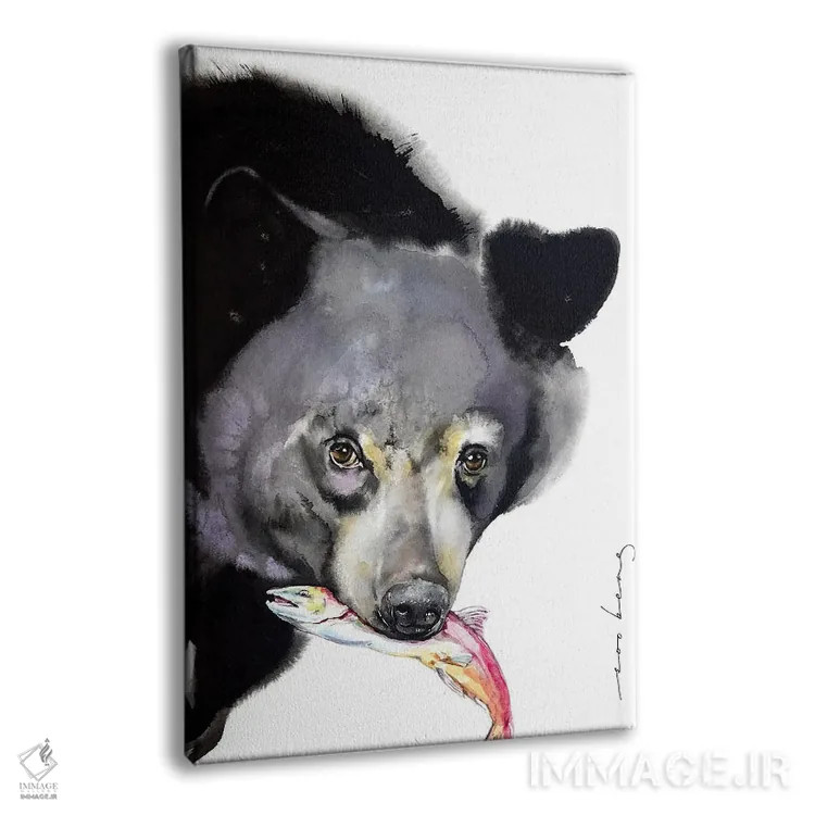 تابلو دکوراتیو ماهیگیر باشکوه اثر سو بنگ لیم - نمای پرسپکتیو محصول