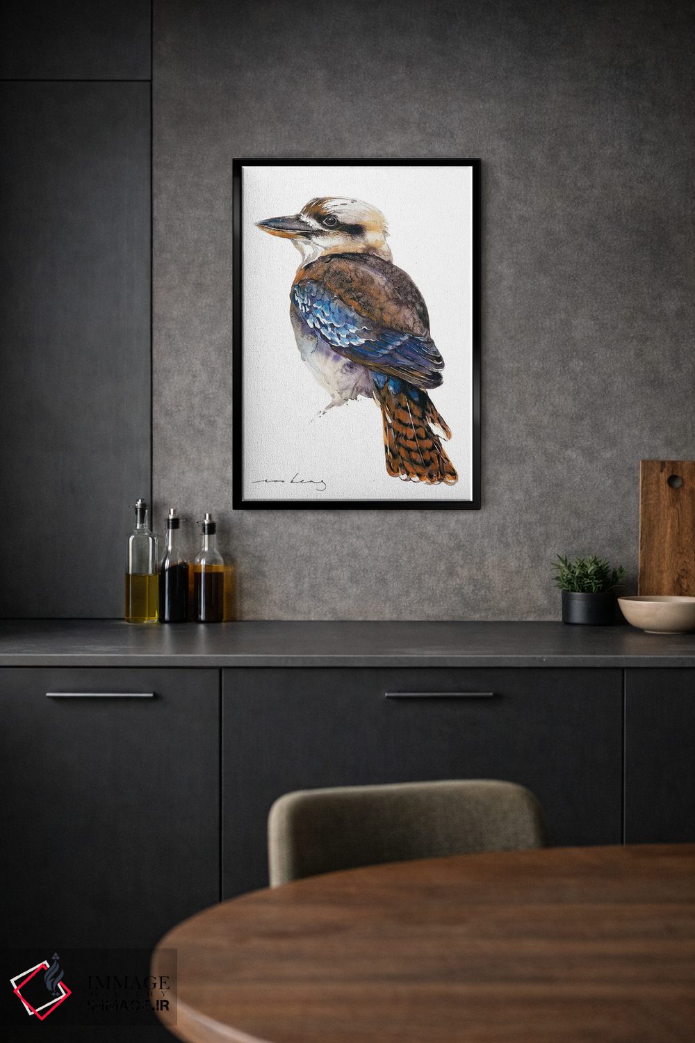 تابلو دکوراتیو کاکابورا اثر سو بنگ لیم - D2B