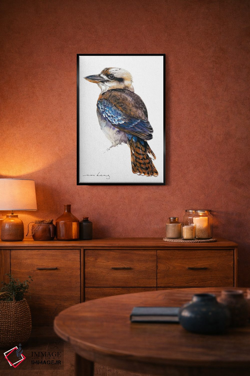 تابلو دکوراتیو کاکابورا اثر سو بنگ لیم - D6B