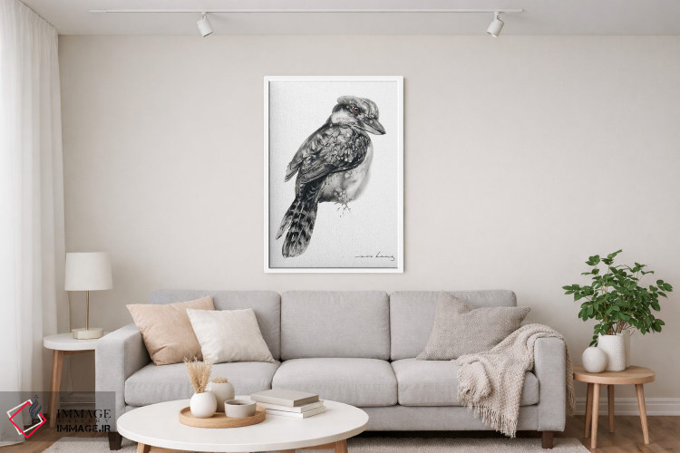 تابلو دکوراتیو کاکابورا ۲ اثر سو بنگ لیم - D5W