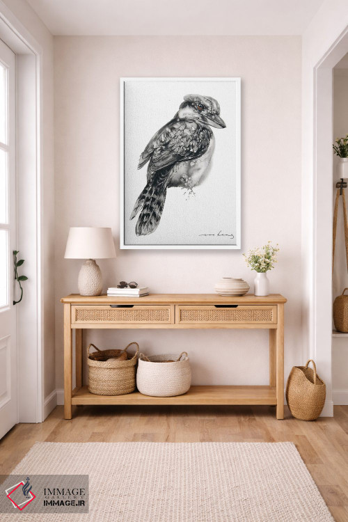 تابلو دکوراتیو کاکابورا ۲ اثر سو بنگ لیم - D6W