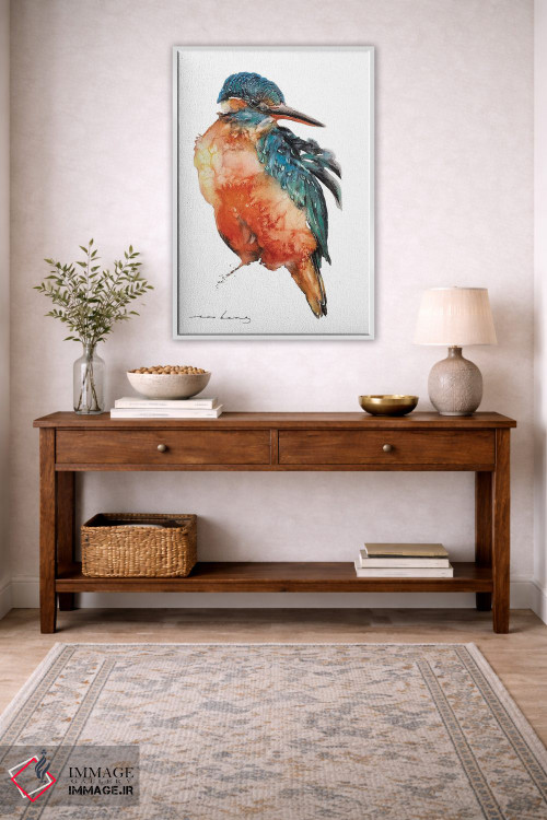 تابلو دکوراتیو پرنده زیبا اثر سو بنگ لیم - D2W