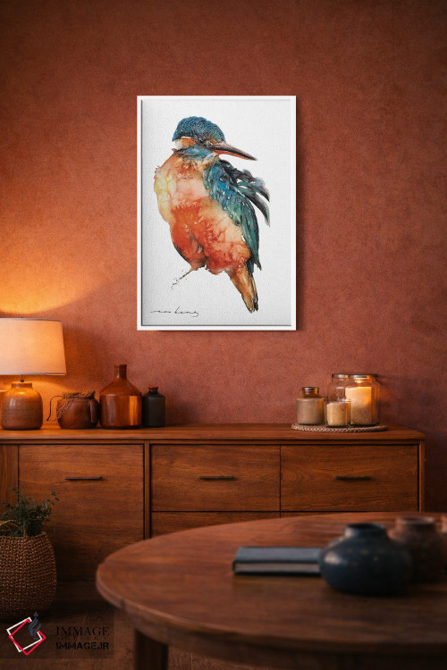 تابلو دکوراتیو پرنده زیبا اثر سو بنگ لیم - D3W