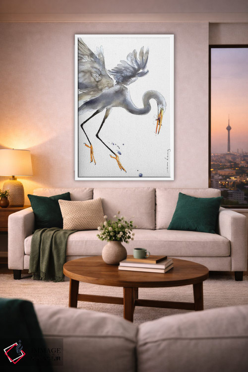 تابلو دکوراتیو هنرمندی اگرت اثر سو بنگ لیم - D1W