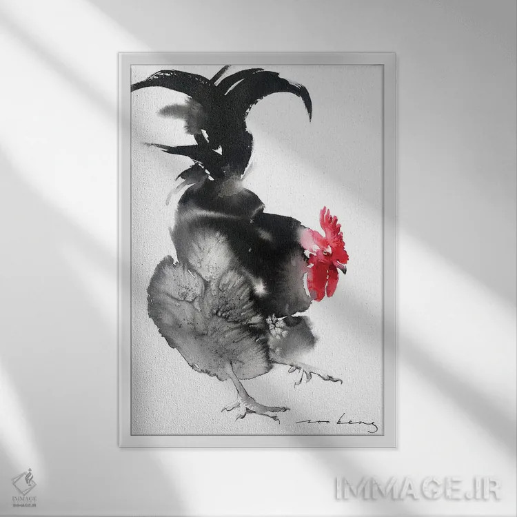 تابلو دکوراتیو شروع قدرتمند ۲ اثر سو بنگ لیم - نمای قابدار سفید