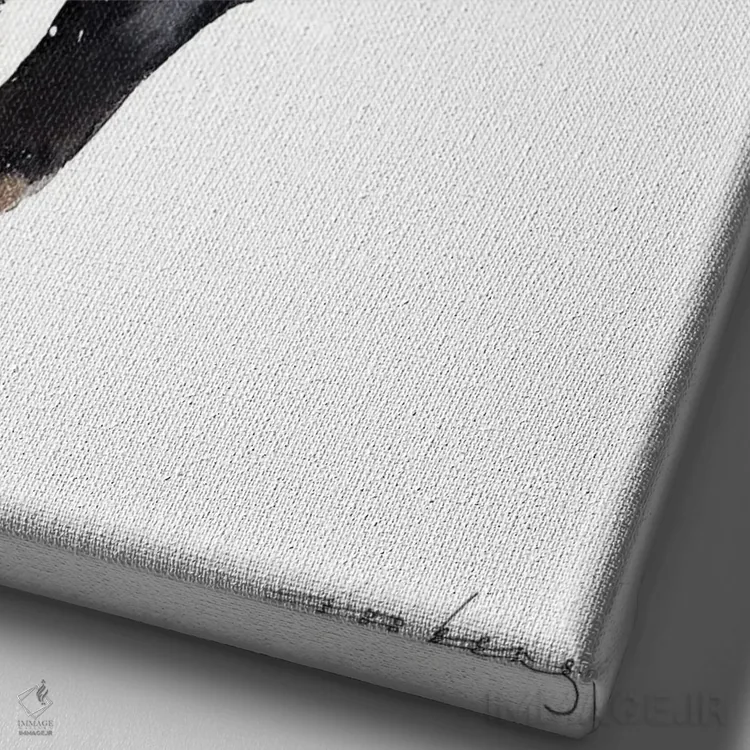 تابلو دکوراتیو فراتر از شاخ ها اثر سو بنگ لیم - نمای نزدیک بافت بوم