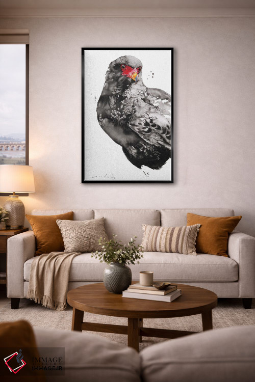 تابلو دکوراتیو شاهین-عقاب اثر سو بنگ لیم - D4B