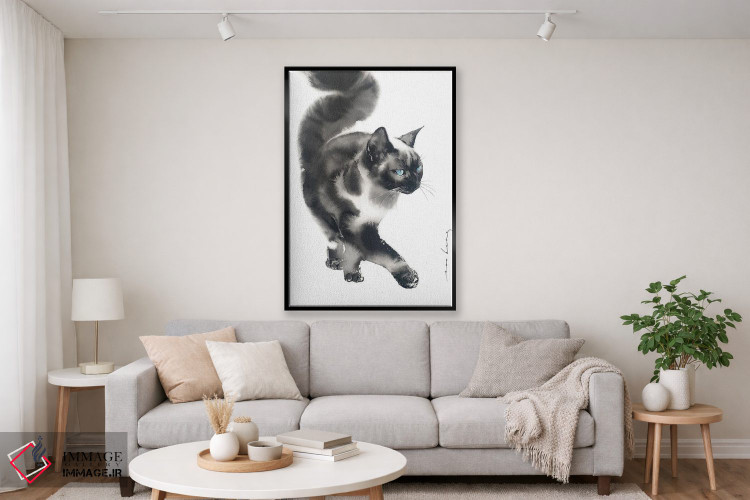 تابلو دکوراتیو حرکات موزون اثر سو بنگ لیم - D2B