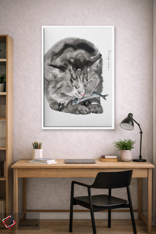 تابلو دکوراتیو غذای گربه اثر سو بنگ لیم - D1W