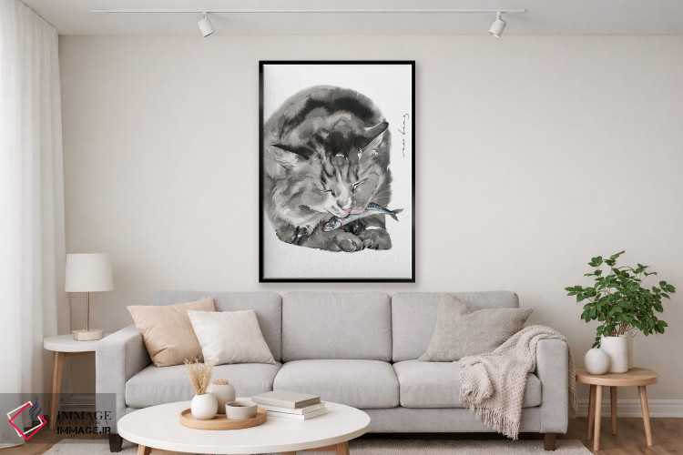 تابلو دکوراتیو غذای گربه اثر سو بنگ لیم - D2B