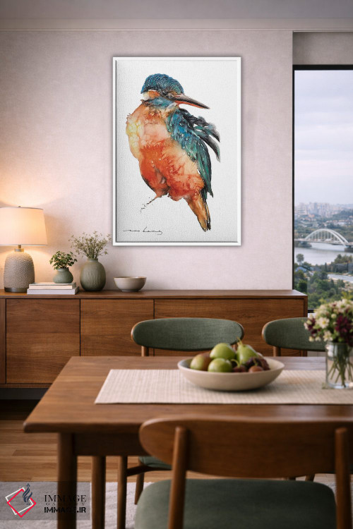 تابلو دکوراتیو پرنده زیبا اثر سو بنگ لیم - D6W