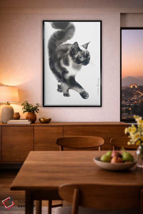 تابلو دکوراتیو حرکات موزون اثر سو بنگ لیم - D4B