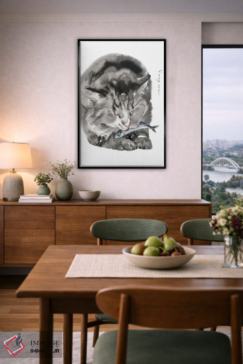 تابلو دکوراتیو غذای گربه اثر سو بنگ لیم - D4B