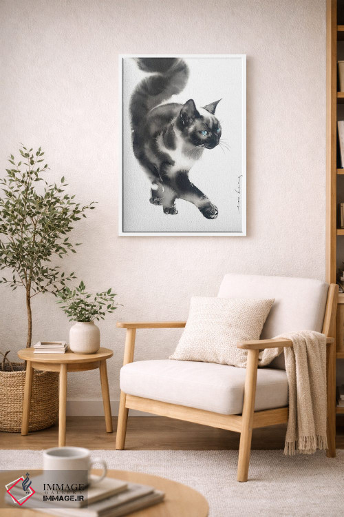 تابلو دکوراتیو حرکات موزون اثر سو بنگ لیم - D6W